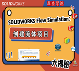 SOLIDWORKS Flow Simulation 创建流体项目