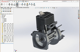 单缸发动机-SOLIDWORKS模型下载
