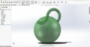 克莱因瓶子-SOLIDWORKS模型
